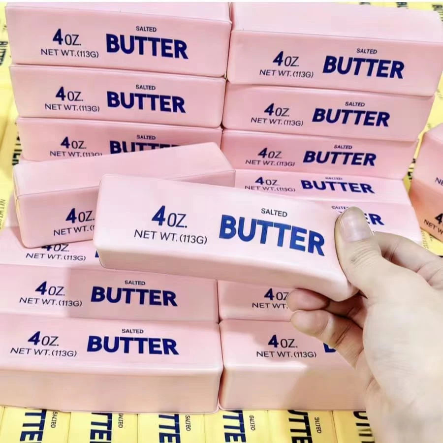 Squishy Toys BUTTER Texture Handmade 바나나곰 Kids Adults Funny Relieve Stress Tool Birthday Party Gift Favor Food Grade Silicone