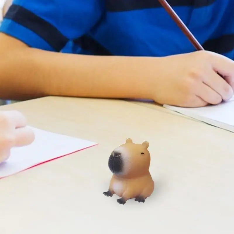 Squishys Capybara Soft Pinch Toy,Squeeze Toys,Fidgets,Silicone Stress Relief Toy Sensory Toys Antiestres,Children's Gift