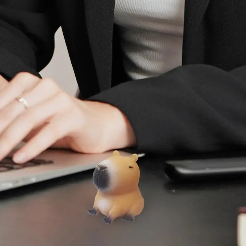 Squishys Capybara Soft Pinch Toy,Squeeze Toys,Fidgets,Silicone Stress Relief Toy Sensory Toys Antiestres,Children's Gift
